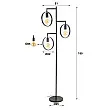 Stojaca lampa 74-83 3L Ring