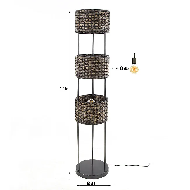 Stojaca lampa 84-15 3L Water Hyacinth