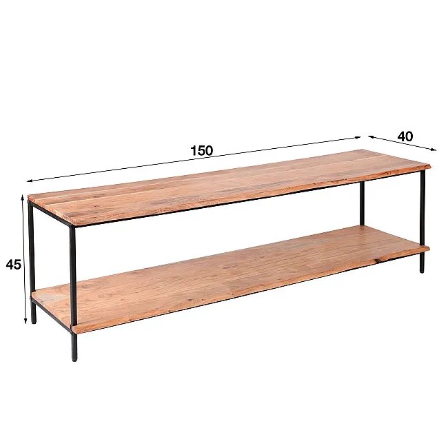 TV-skrinka 23-62 Edge 150cm Drevo Acacia